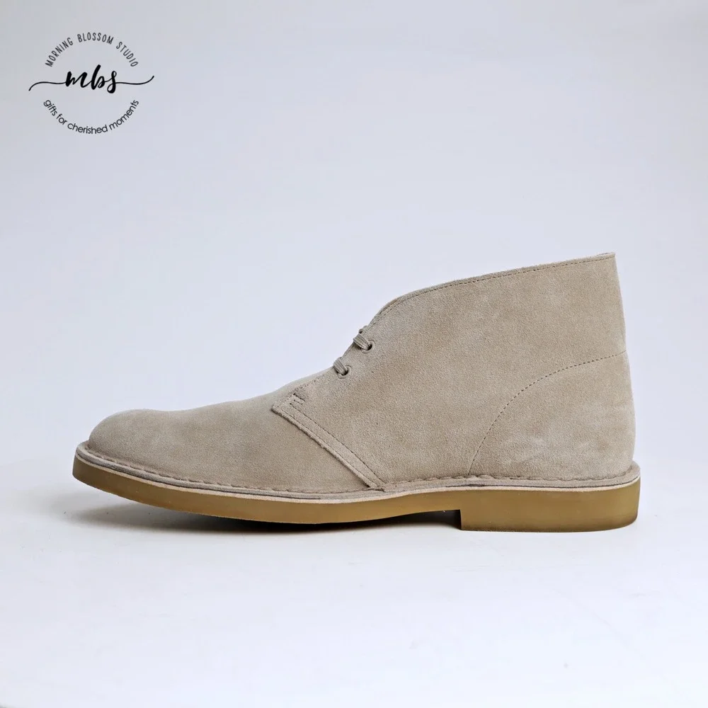 Clarks Desert Boot Classic Heritage Minimalist Chukka Boots Sand Men 13